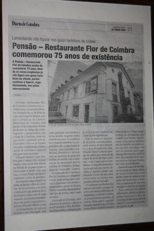 Pensao Flor De Coimbra Hotel Exterior foto